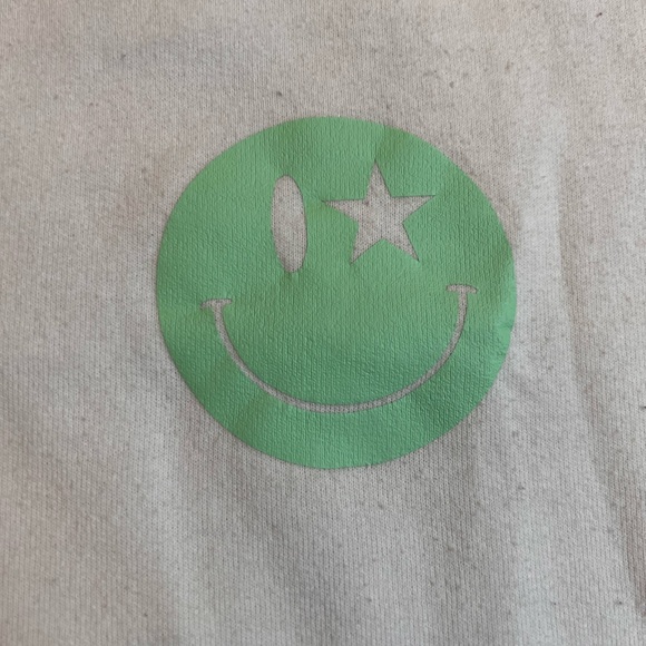 cute preppy smiley crewneck - Picture 4 of 4